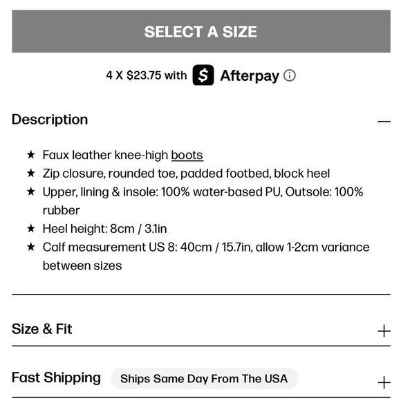 NWOT Teala Boots | Princess Polly - Picture 9 of 9